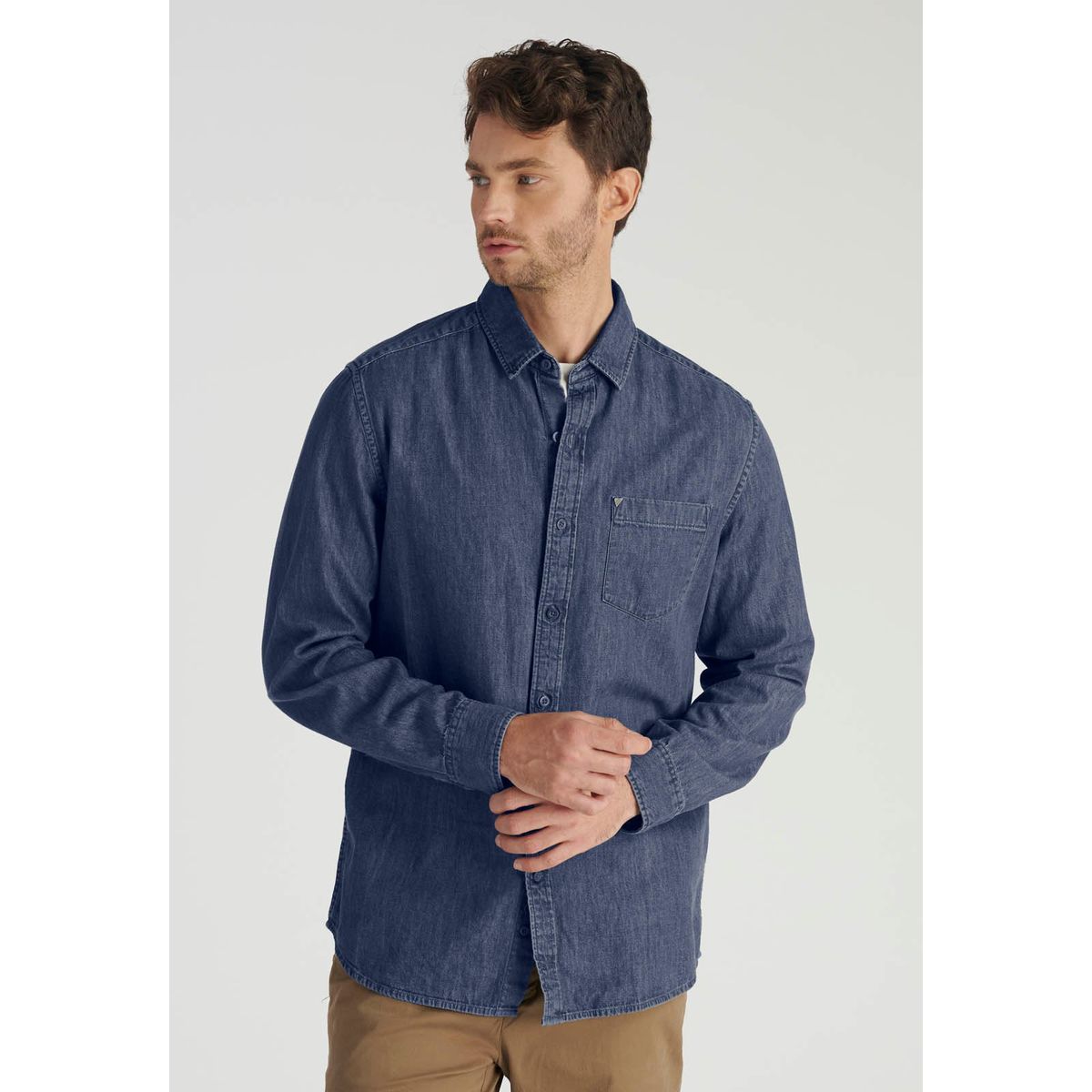 NEW MAN - Camisa Banbury Heritage Azul Newman