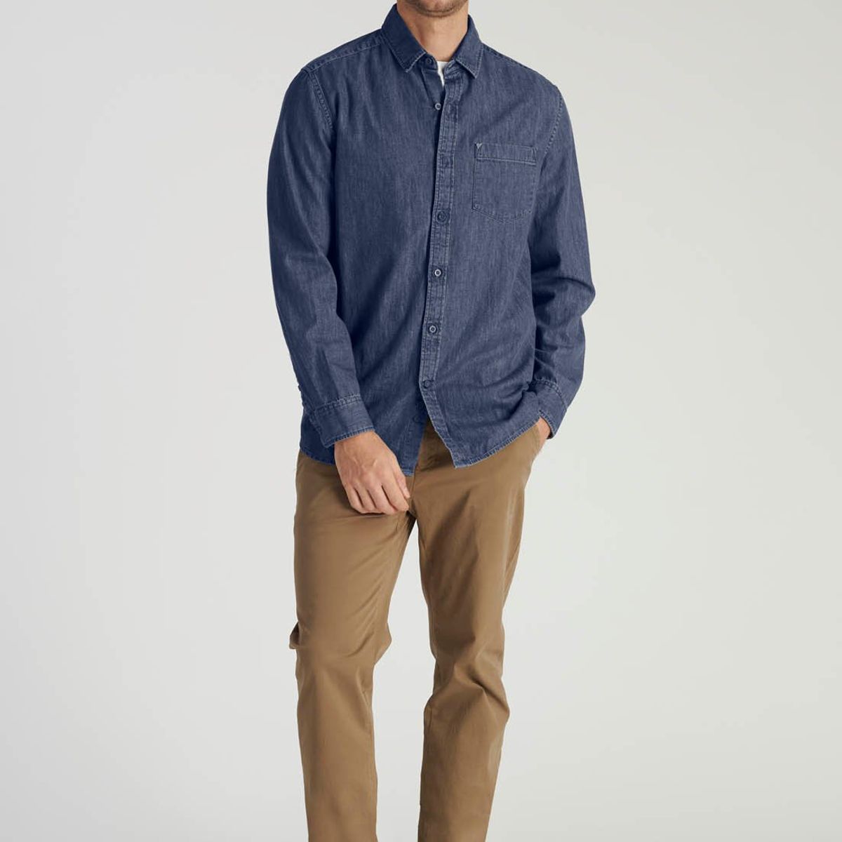 NEW MAN - Camisa Banbury Heritage Azul Newman