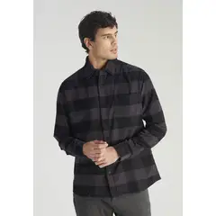 NIMTU - Camisa Aconcagua Casual Negro