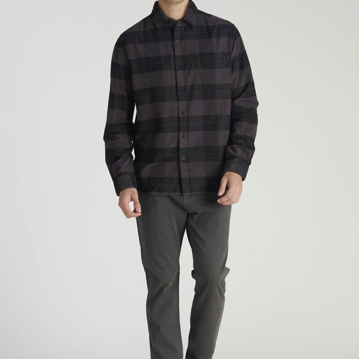 NIMTU - Camisa Aconcagua Casual Negro Nimtu