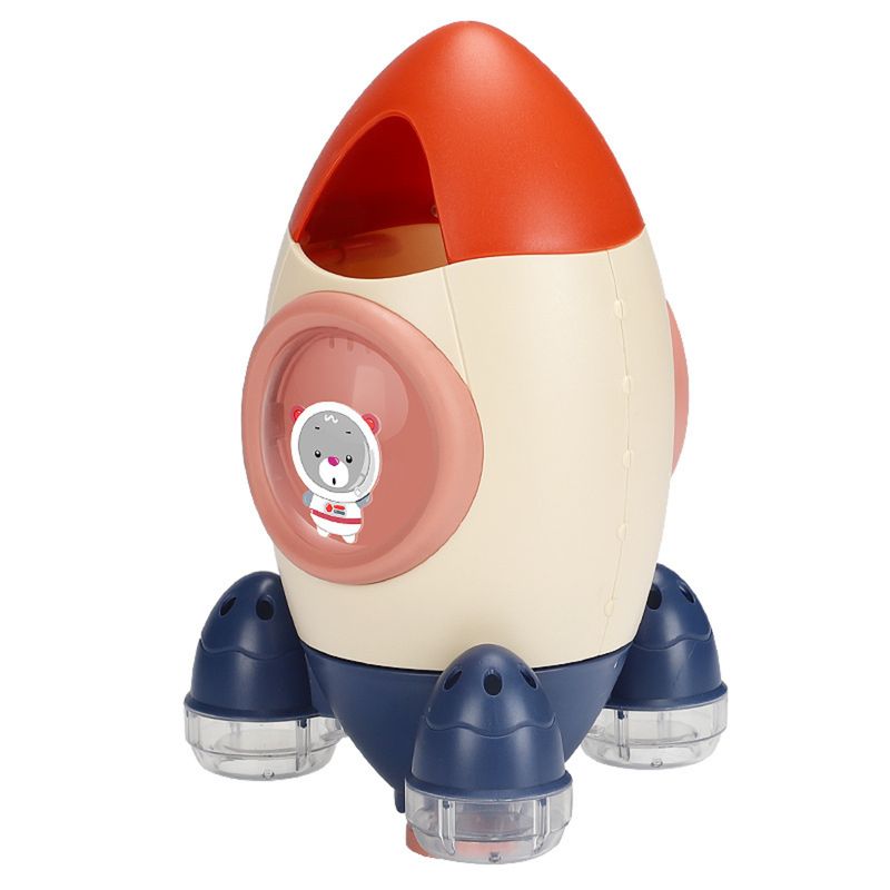 PANGUI TOYS - Juego de baño entretenido cohete lanza agua rojo