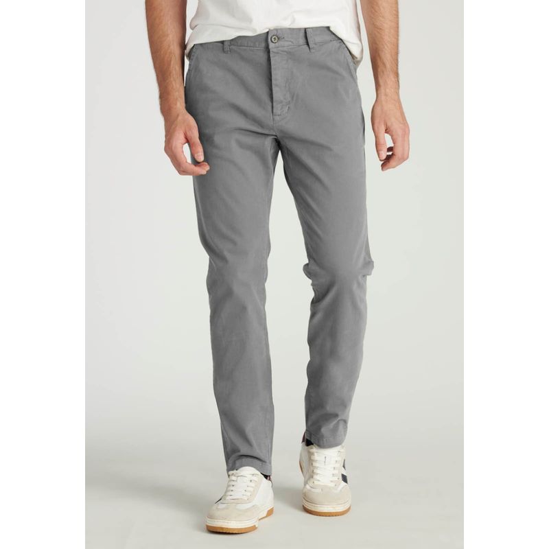 NEW MAN - Pantalón Bingo Avant-Garde Gris Newman