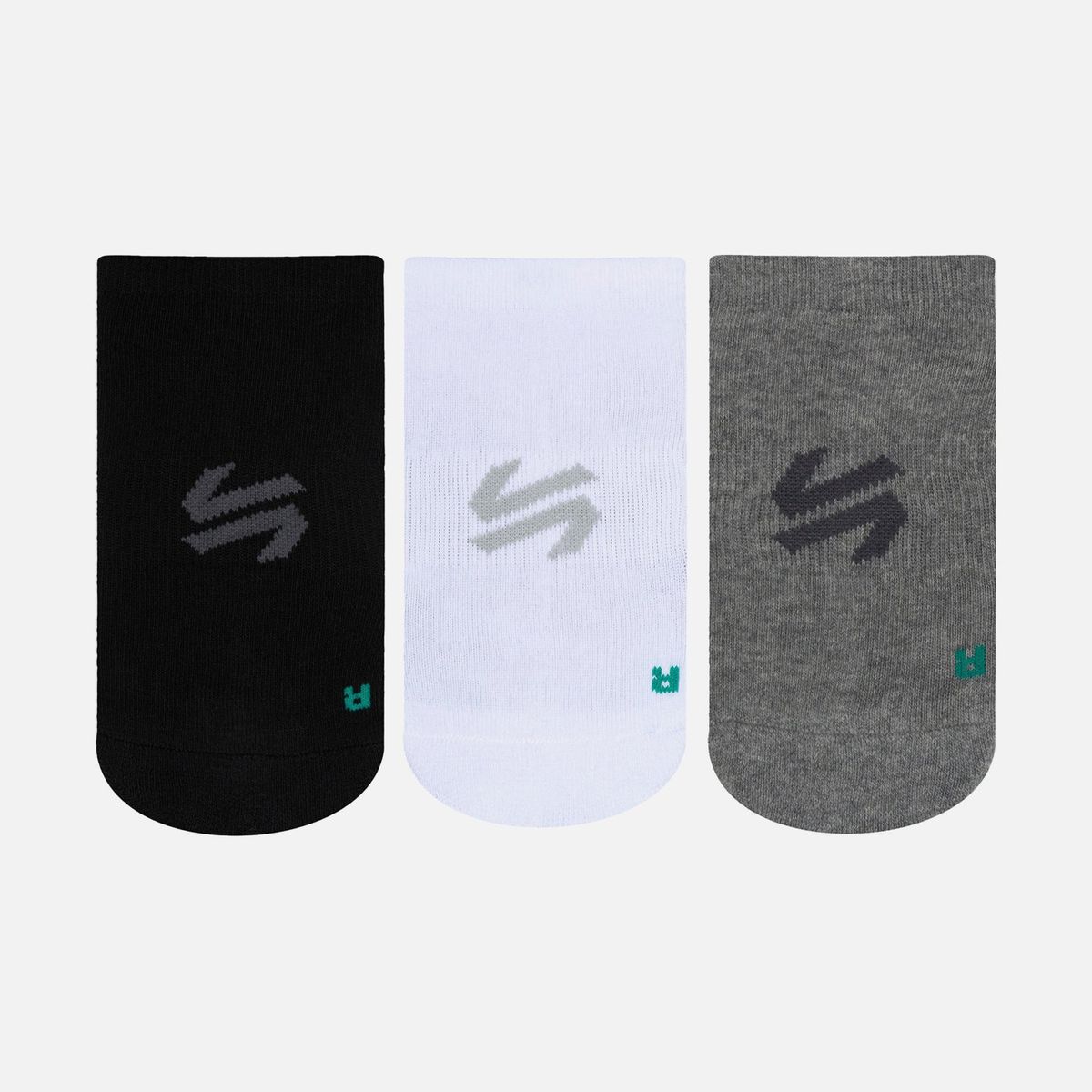 VULCANO - Calcetines Vulcano Essentials Pack Short Negro / Gris / Blanco Vulcano