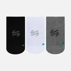 VULCANO - Calcetines Essentials Pack Short Negro / Gris / Blanco