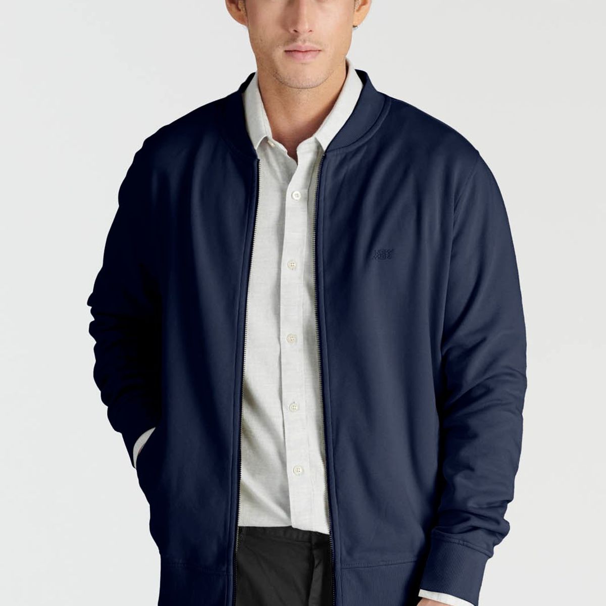 NEW MAN - Polerón Astorga Heritage Azul Newman