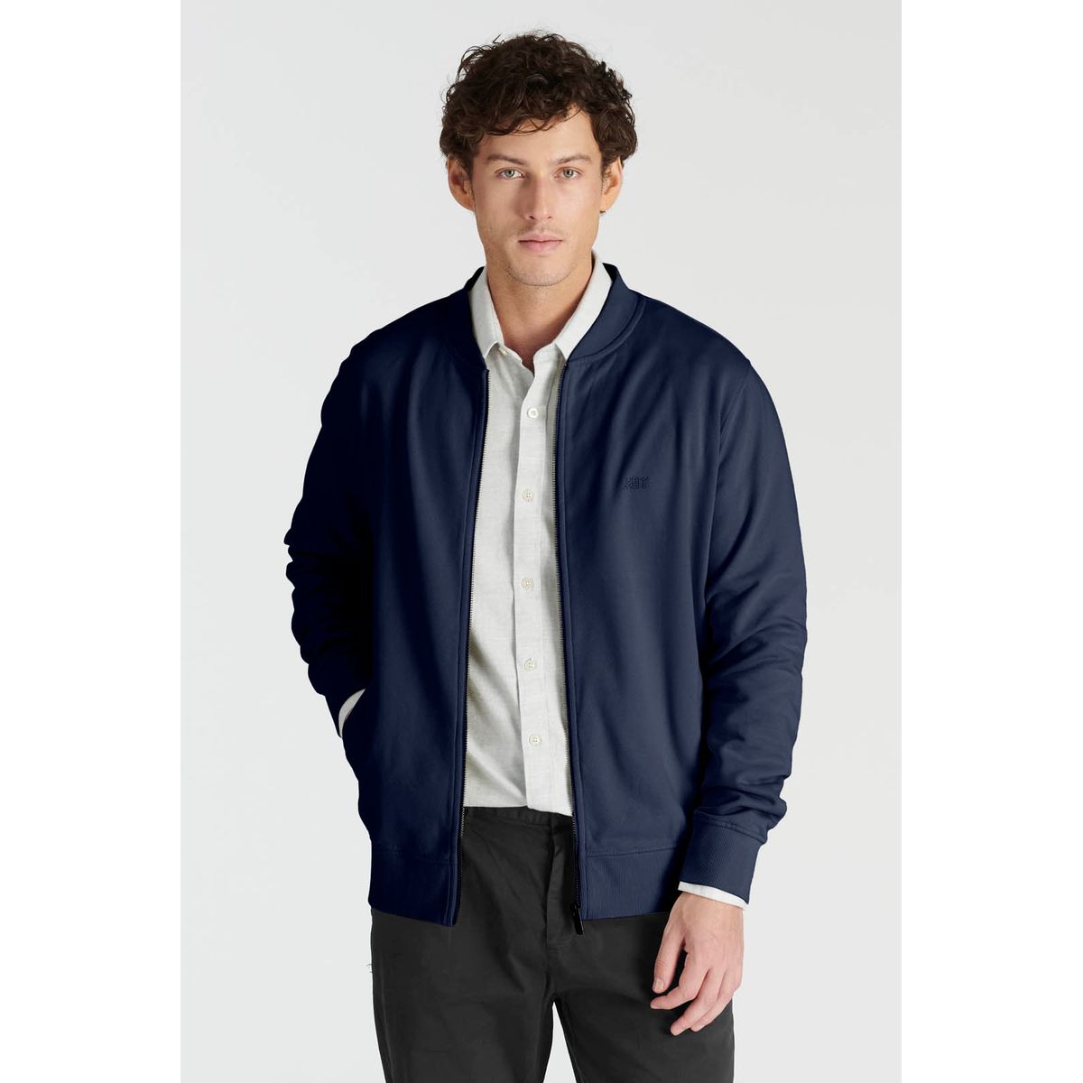 NEW MAN - Polerón Astorga Heritage Azul Newman