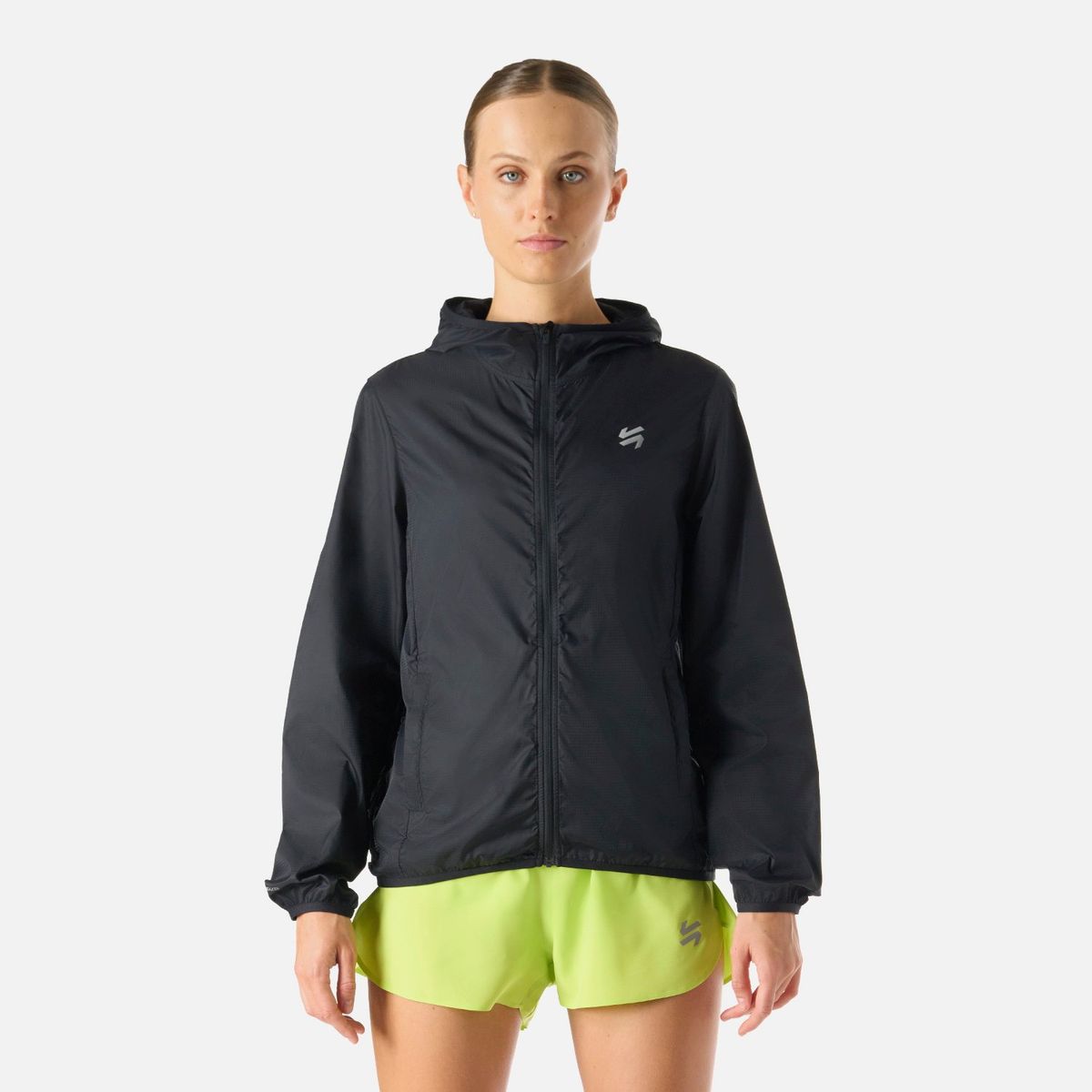 VULCANO - Chaqueta Mujer Built To Move Windbreaker Jacket Negro Vulcano