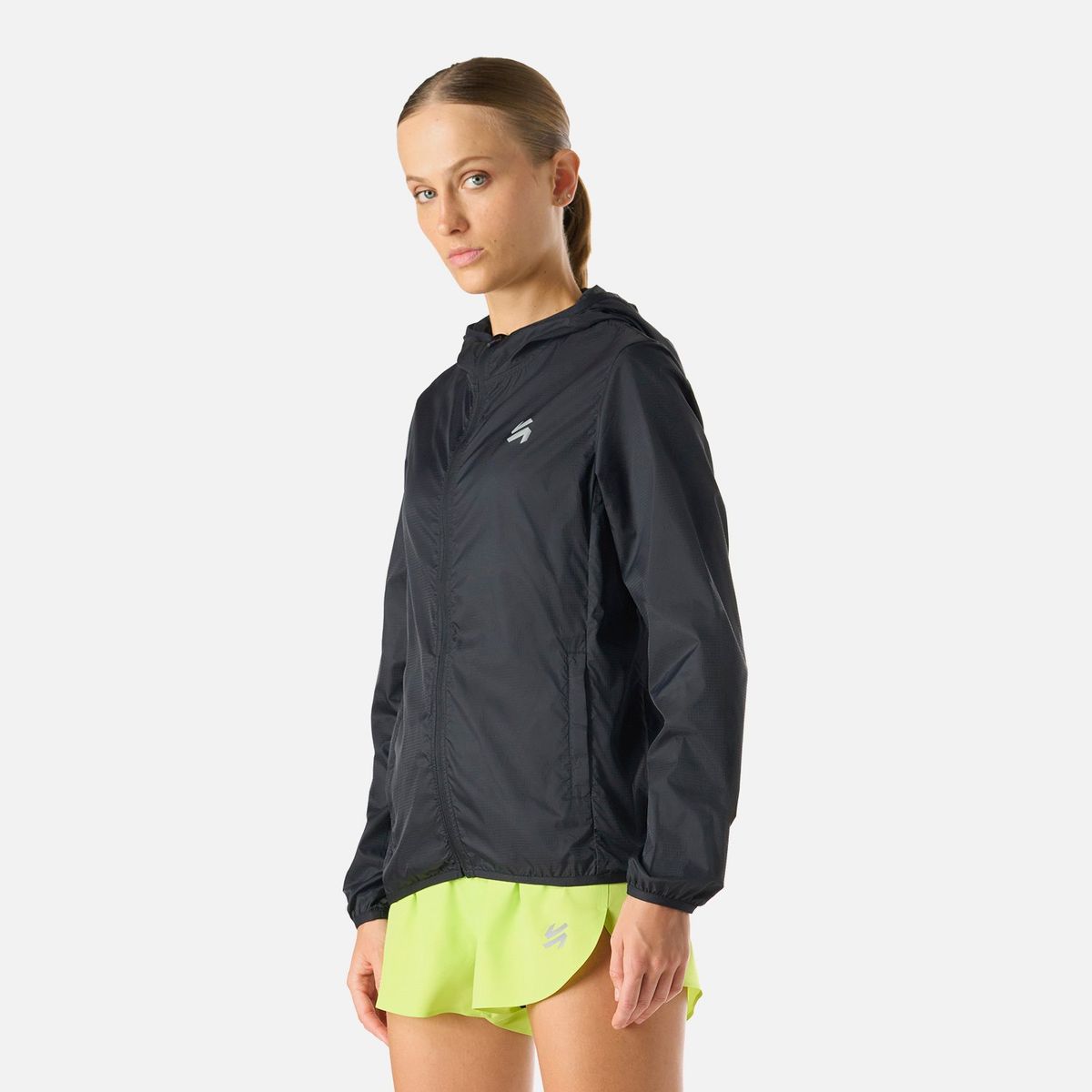VULCANO - Chaqueta Mujer Built To Move Windbreaker Jacket Negro Vulcano
