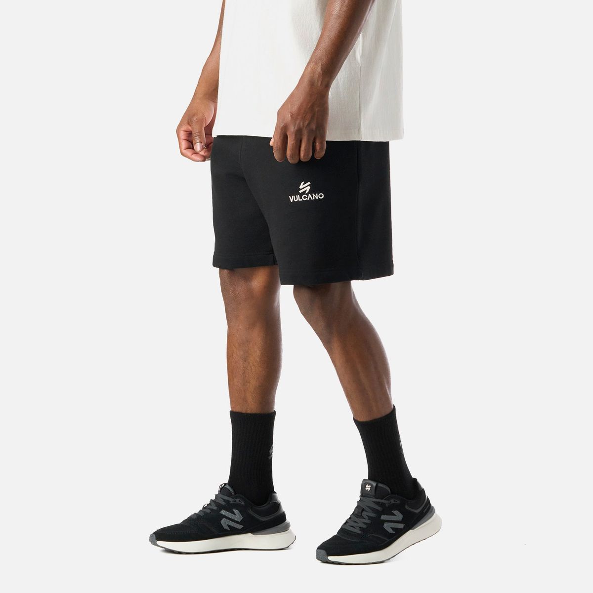 VULCANO - Short Deportivo Algodón Hombre Cool Down