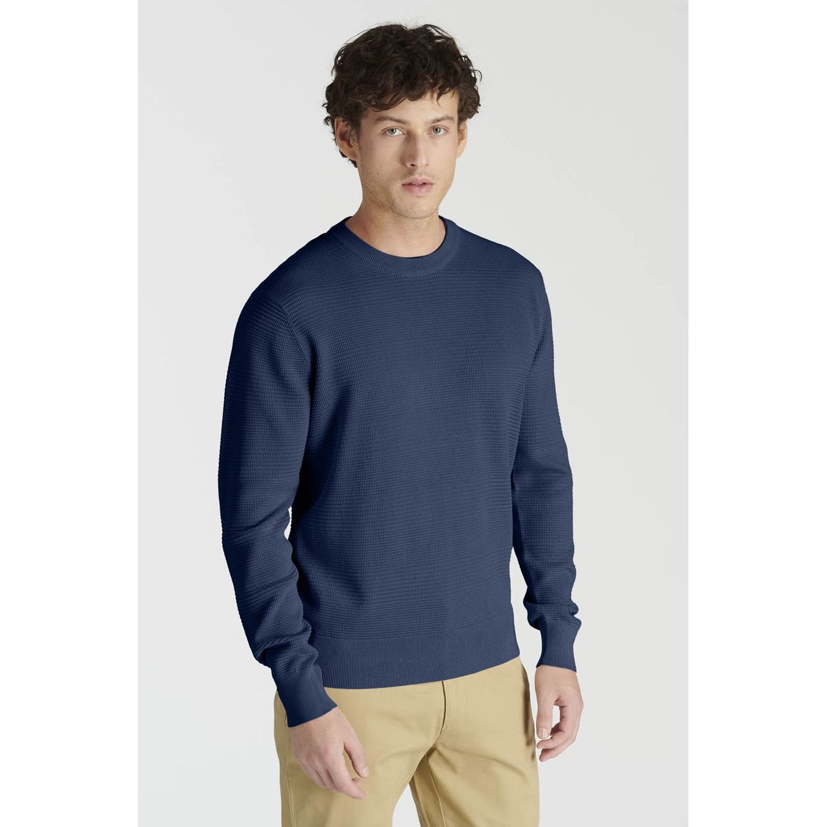 NEW MAN - Sweater Salou Heritage Azul Newman
