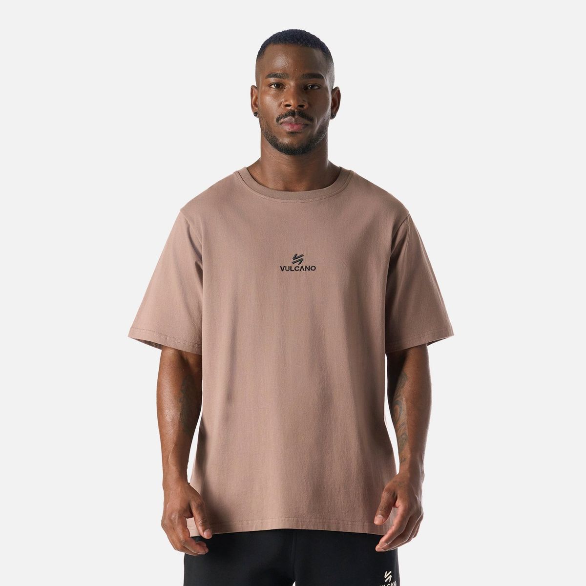 VULCANO - Polera casual manga corta hombre Cool Down