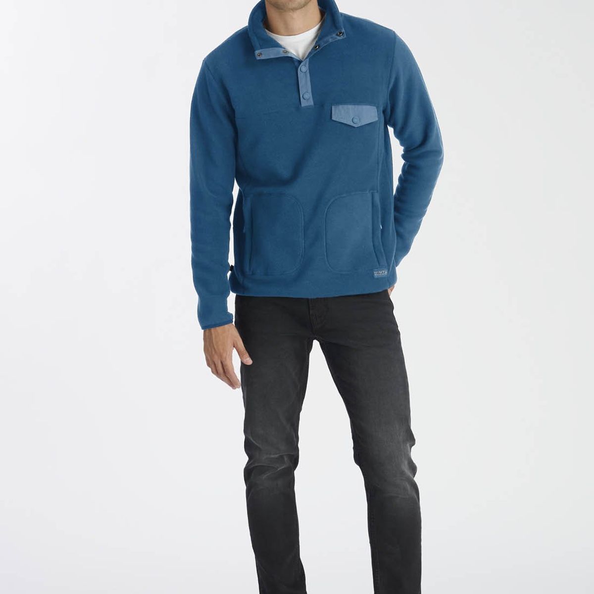 NIMTU - Fleece Tronador Casual Azul Nimtu