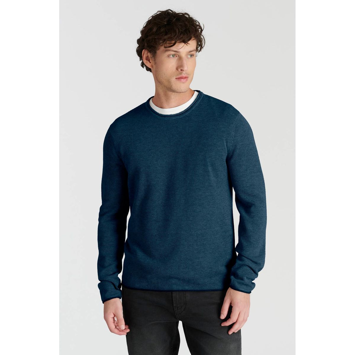 NEW MAN - Sweater Niza Avant-Garde Azul Newman