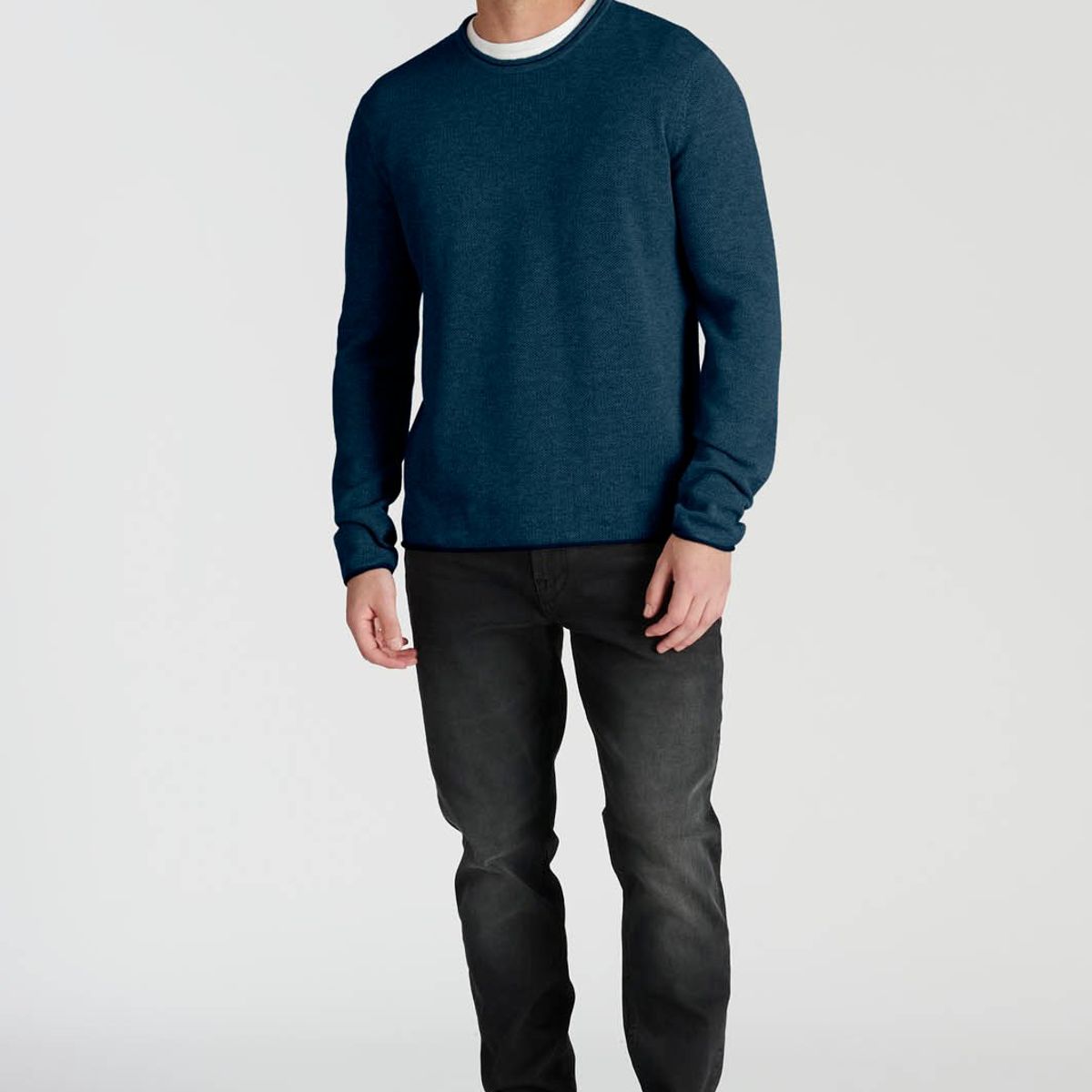 NEW MAN - Sweater Niza Avant-Garde Azul Newman