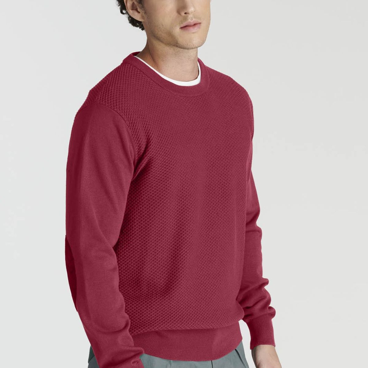 NEW MAN - Sweater Avila Heritage Rojo Newman