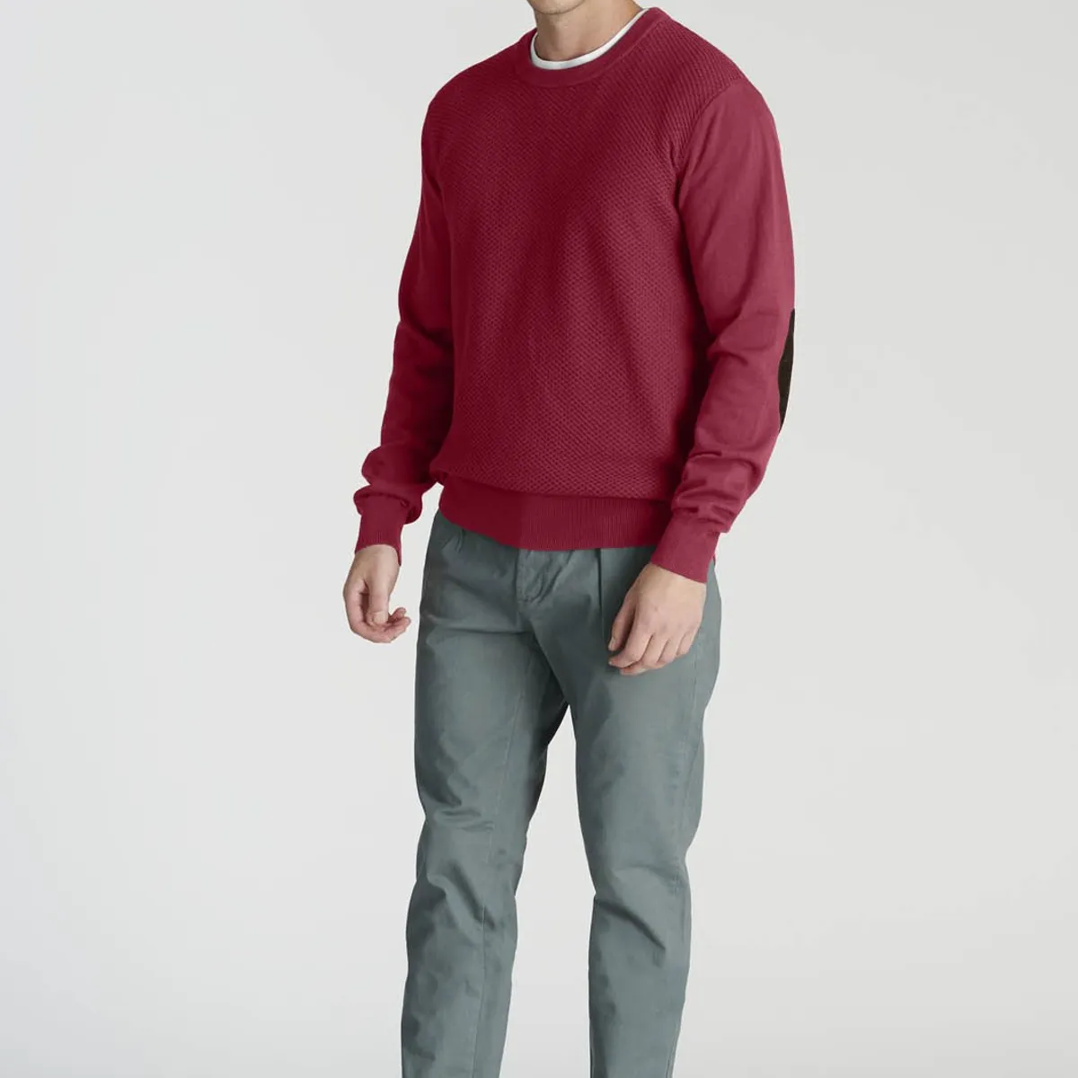 NEW MAN - Sweater Avila Heritage Rojo Newman