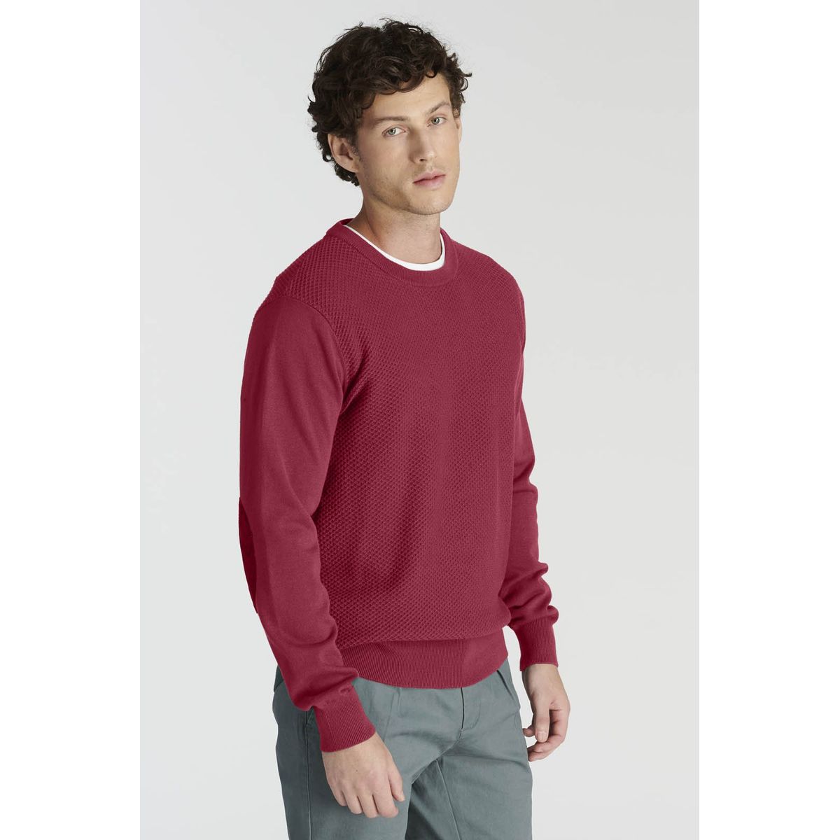 NEW MAN - Sweater Avila Heritage Rojo Newman