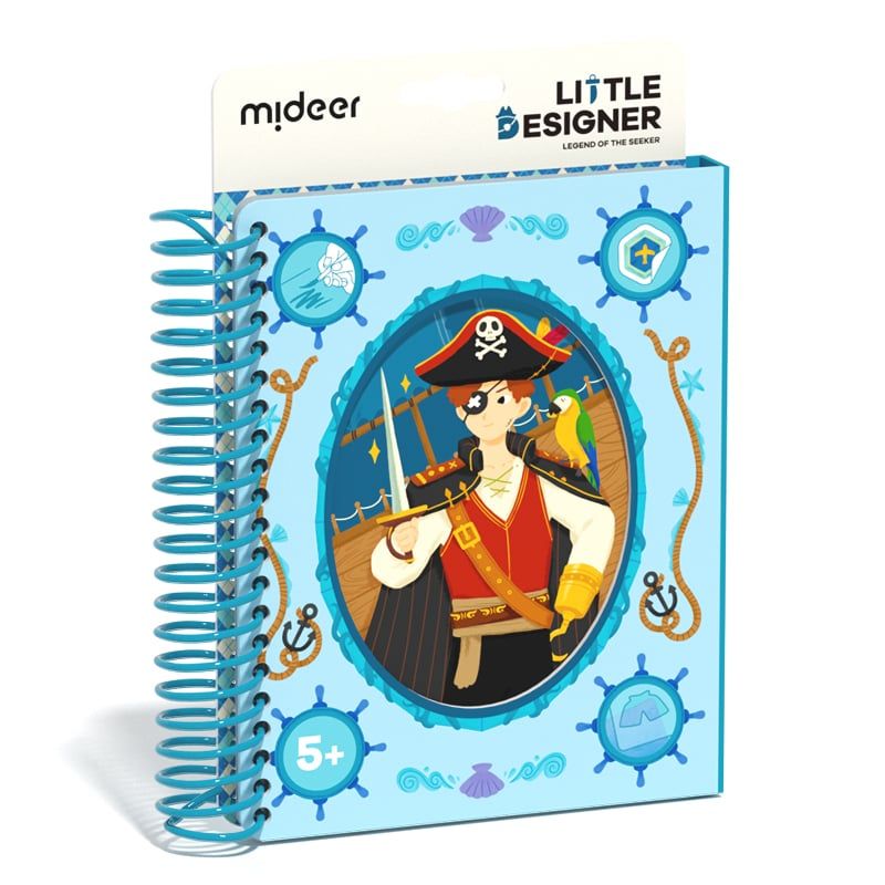 MIDEER - Libreta de manualidades viste al pirata