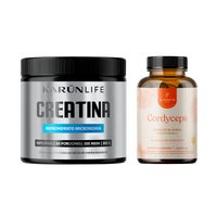 Pack Energía Y Rendimiento - Cordyceps 60 cap + Creatina en polvo Karun Life