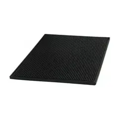 GENERICO - Goma Bar Negra 45 X 30 Cm Escurridor Vaso Copas Barmat