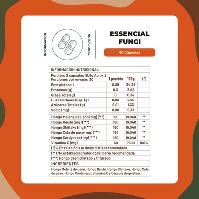 Imagen 2 del producto Pack Neuro Protección Y Memoria - Essensial Fungi + Omega 3