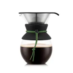 BODUM - Cafetera Pour Over 1 lts cinta verde claro