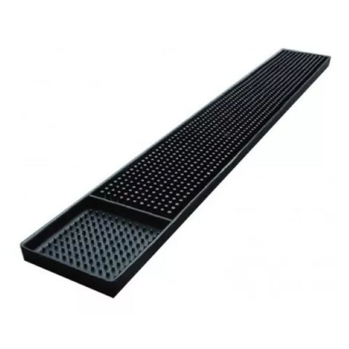 GENERICO - Goma Bar Negra 59 X 8 Cm Escurridor Vaso Copas Barmat