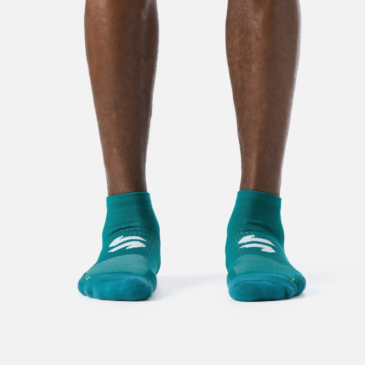 VULCANO - Calcetines Hombre Stride Running Short Turquesa Vulcano