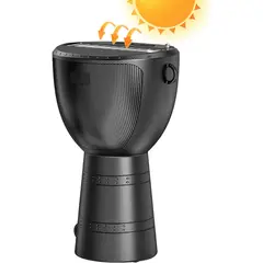 GENERICO - Altavoz inalámbrico carga solar linterna portátil FM