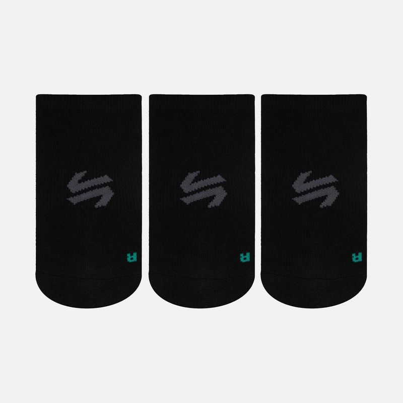 VULCANO - Calcetines Vulcano Essentials Pack Short Negro Vulcano_.