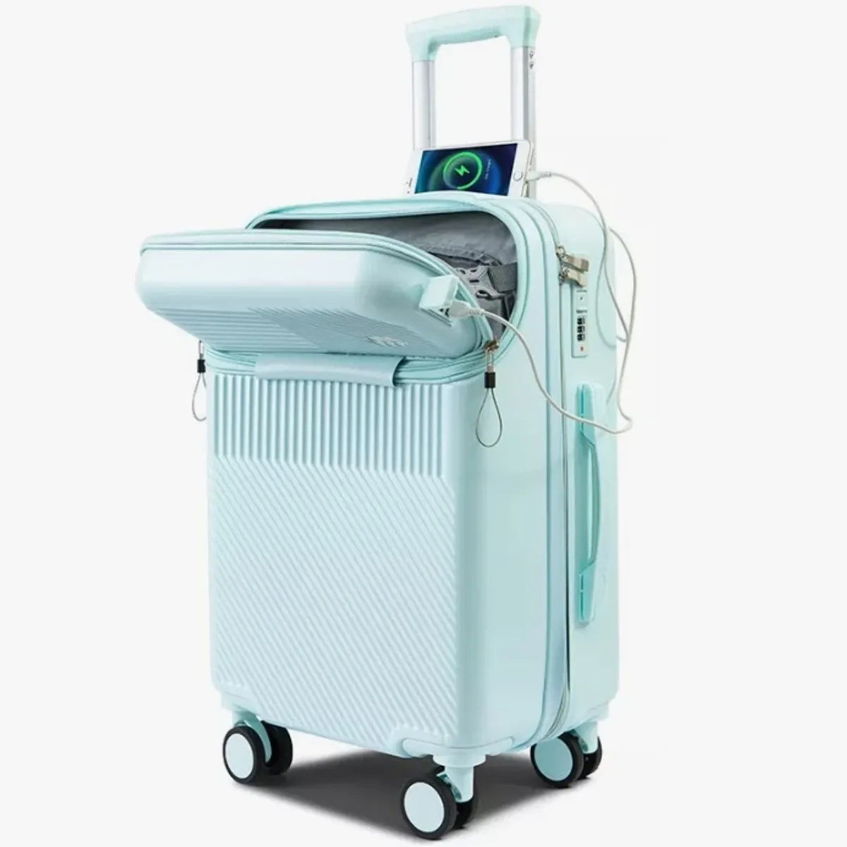 HOMER OUTDOOR - Maleta De Cabina Con Acceso Facil Puerto Usb Candado Tsa