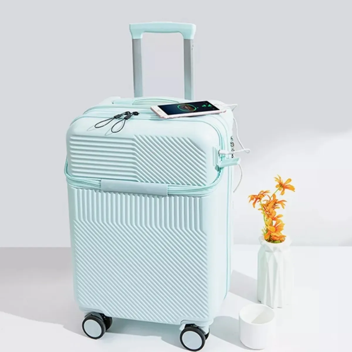 HOMER OUTDOOR - Maleta De Cabina Con Acceso Facil Puerto Usb Candado Tsa