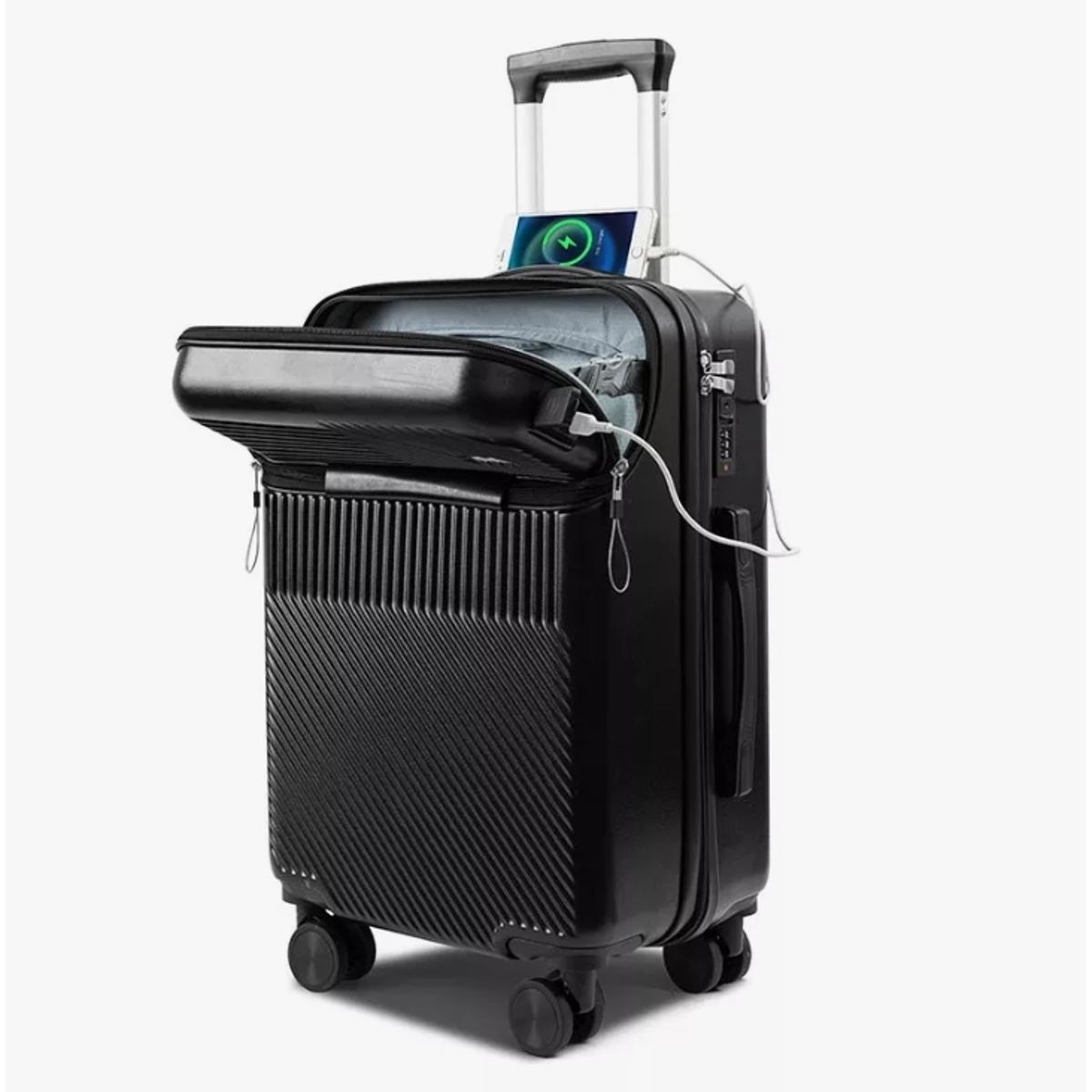 HOMER OUTDOOR - Maleta De Cabina Con Acceso Facil Puerto Usb Candado Tsa