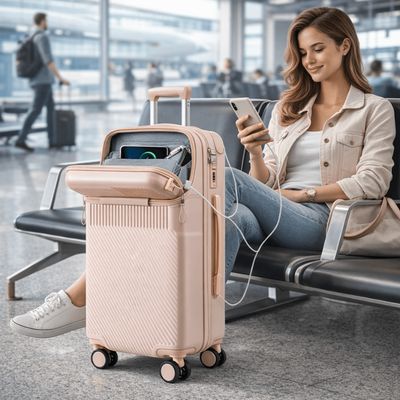 Imagen 2 del producto Maleta De Cabina Con Acceso Facil Puerto Usb Candado Tsa