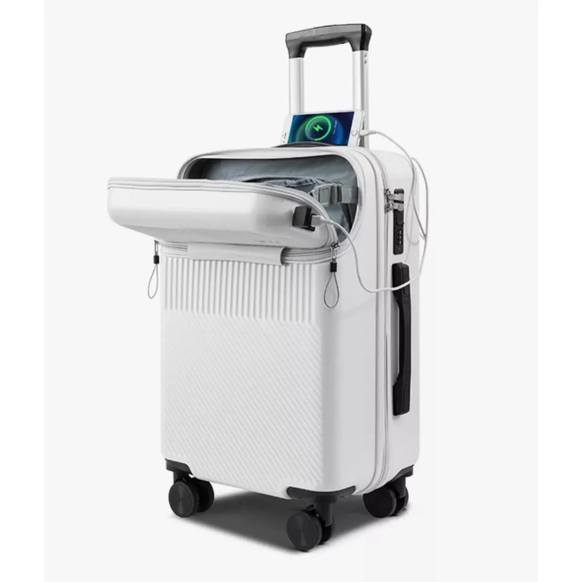 HOMER OUTDOOR - Maleta De Cabina Con Acceso Facil Puerto Usb Candado Tsa