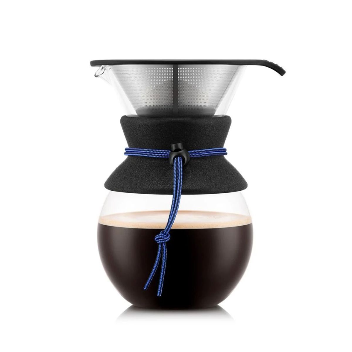 BODUM - Cafetera Bodum Pour Over 1 lts cinta azul