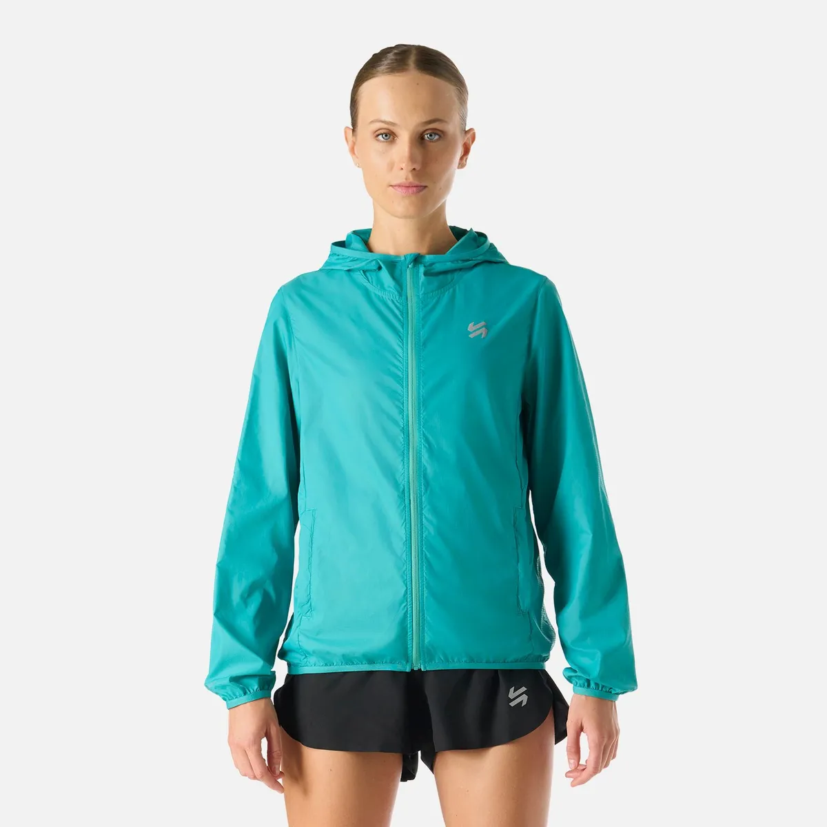 VULCANO - Chaqueta Mujer Built To Move Windbreaker Jacket Turquesa Vulcano