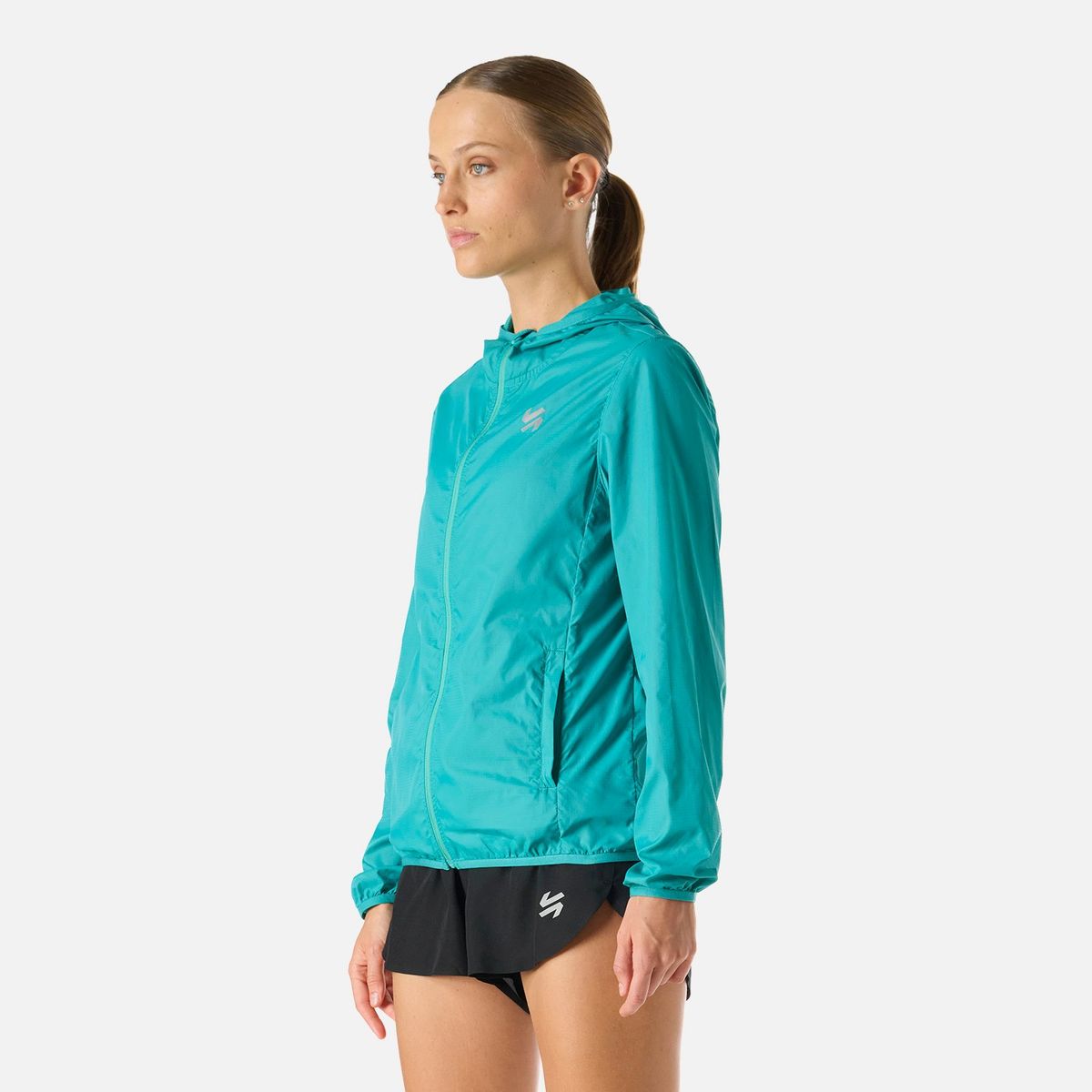VULCANO - Chaqueta Mujer Built To Move Windbreaker Jacket Turquesa Vulcano