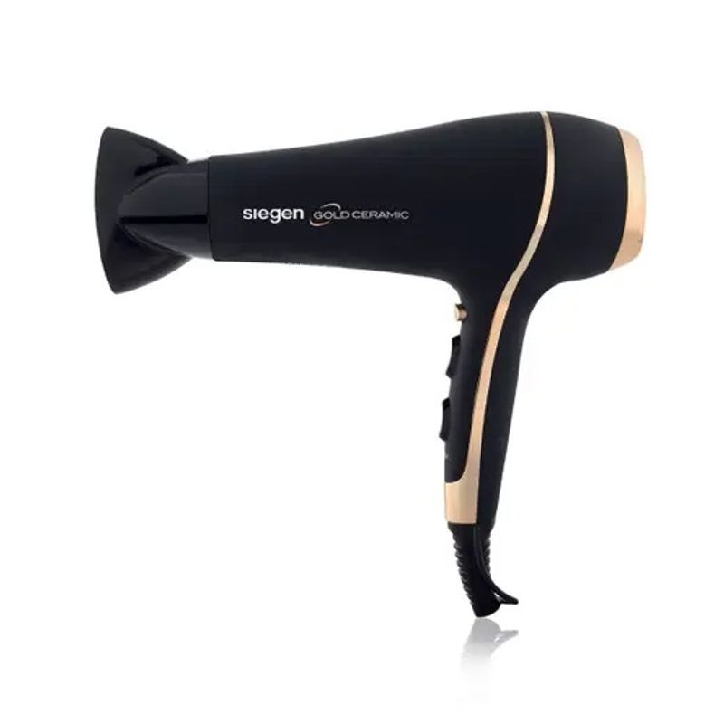 SIEGEN - Secador De Pelo Siegen  Sg3035 Negro 2niv Coolshoot Tourmalina Ion