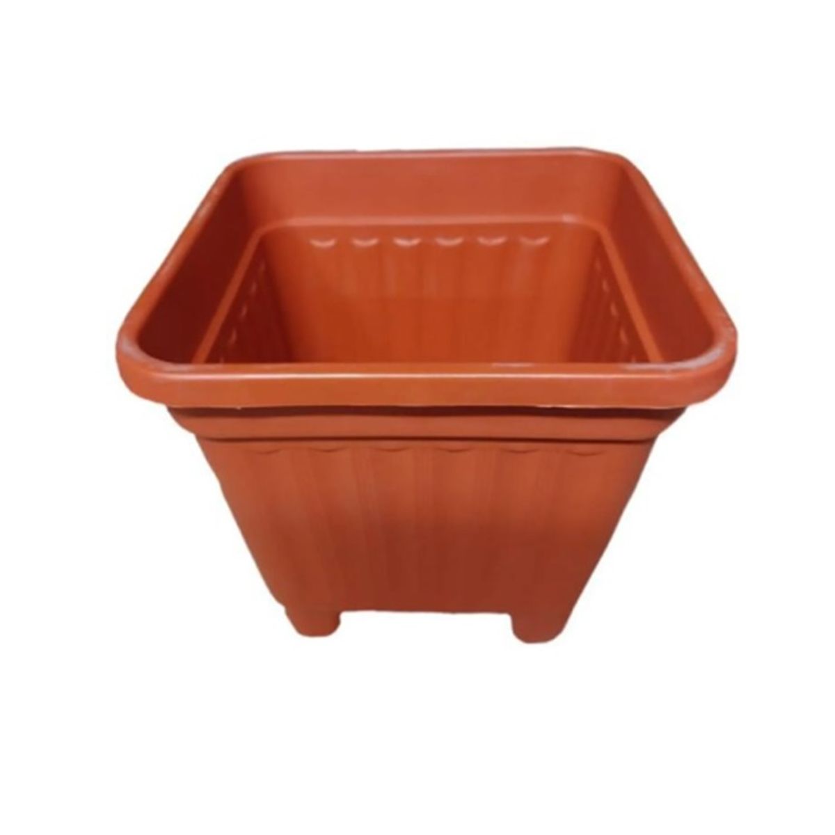 GENERICO - Macetero Macetas Plástico Cuadrado Con Patas N°30