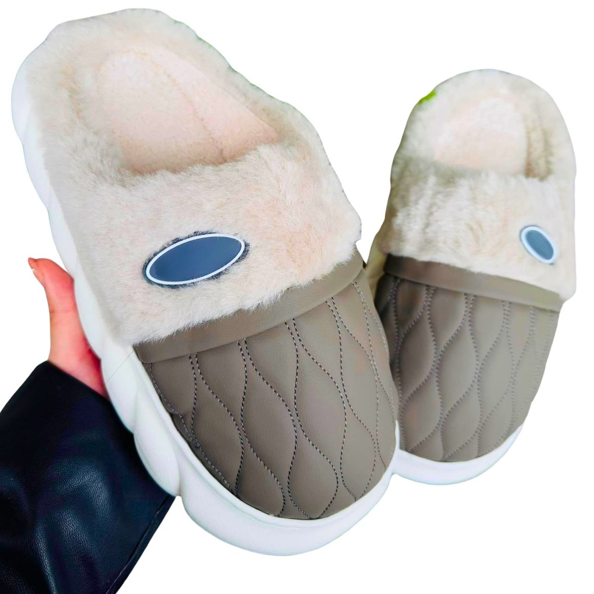 LIKE SHOP - Pantufla Zapato Descanso Hombre tipo Eco Cuero Suela Confortable. 438