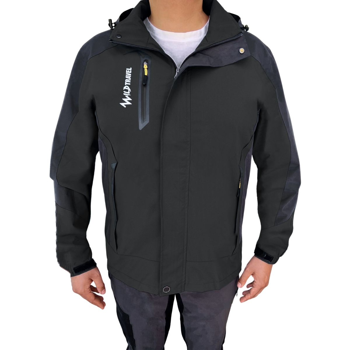 WILD TRAVEL - Chaqueta Cortaviento Impermeable Premium Wild Travel