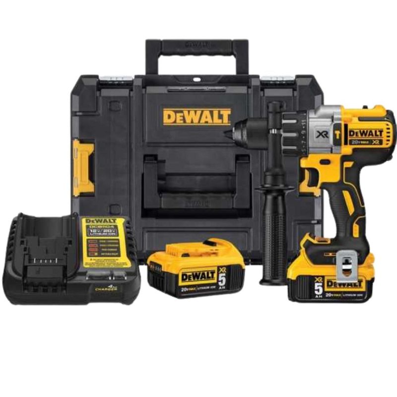 DEWALT - Kit Taladro Percutor 1/2'' 20v Xr Dewalt Dcd996p2t-b2