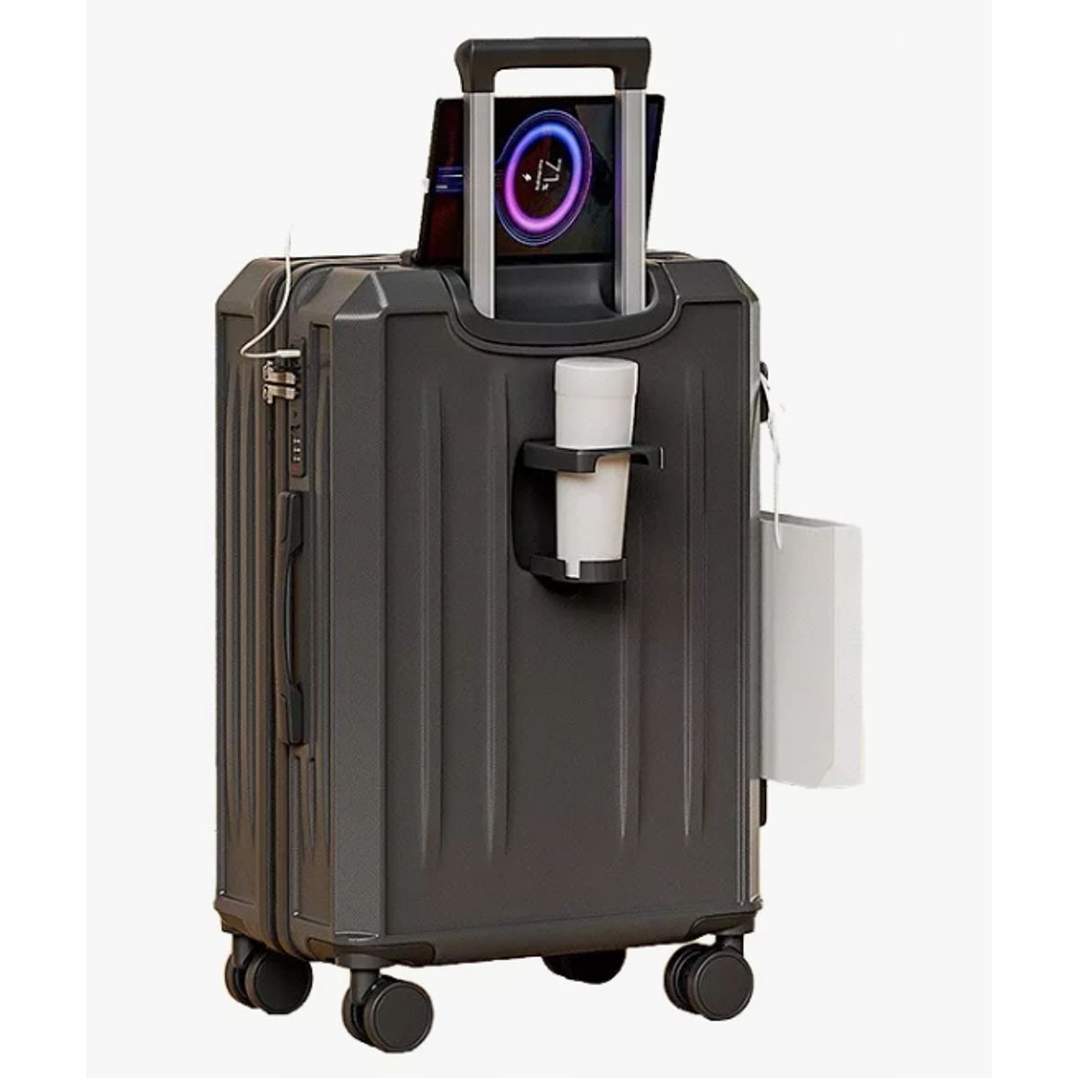 HOMER OUTDOOR - Maleta De Cabina 20 Pulgada Con Porta Vaso Y Puerto Usb