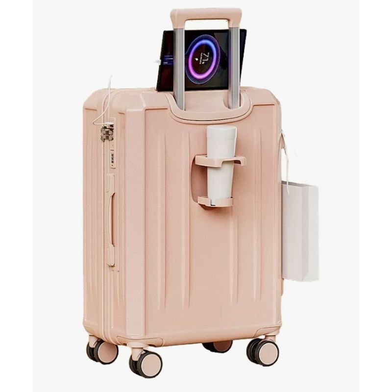 HOMER OUTDOOR - Maleta De Cabina 20 Pulgada Con Porta Vaso Y Puerto Usb