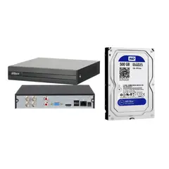DAHUA - XVR 4 Canales + Disco Duro 500GB