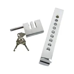 GENERICO - Traba Pedal Freno Antirrobo Bloqueo+Candado Seguridad