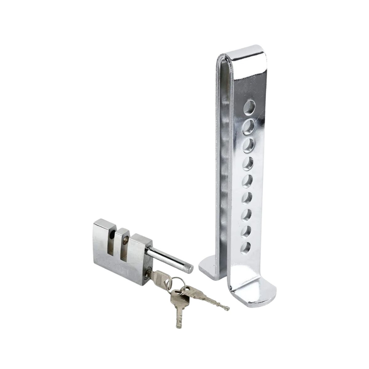 GENERICO - Traba Pedal Freno Antirrobo Bloqueo+Candado Seguridad