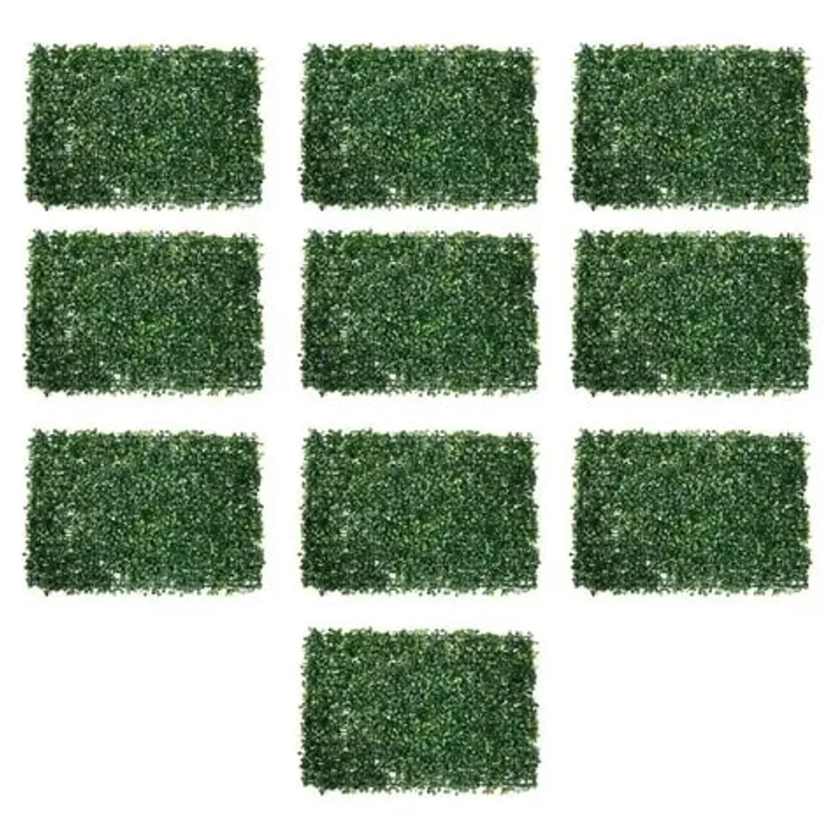 GENERICO - Pack 10 Unidades Pasto Palmeta Estilo Trébol Sintético 60x40