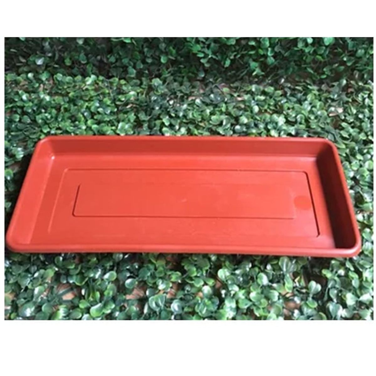 GENERICO - Pack 5 Plato Base Macetero Jardinería Rectangular 35 Var